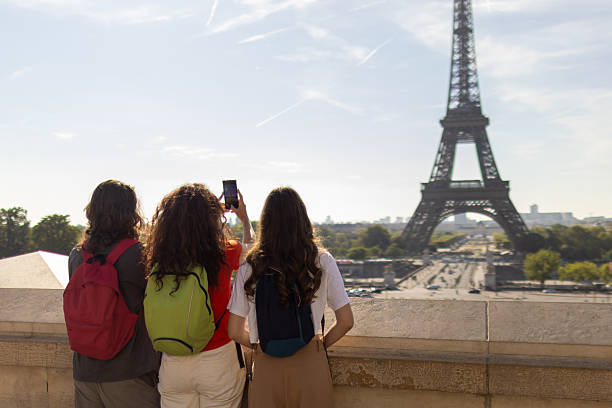 istock A family of three exploring Paris 2235102708