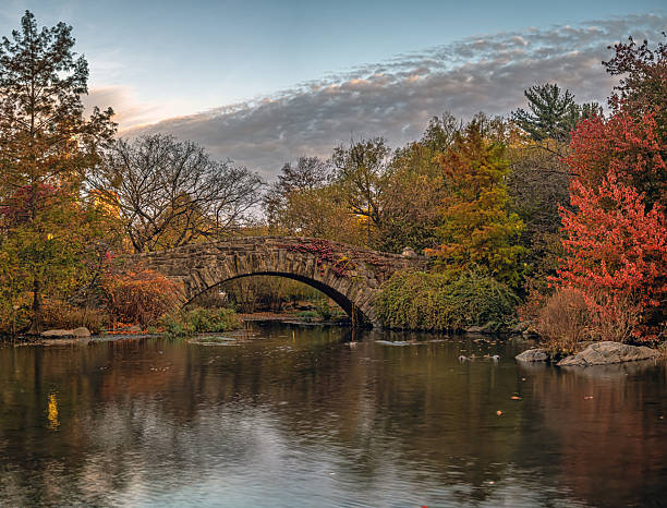 istock Gapstow Bridge in Central Park, late autumn 2235104506