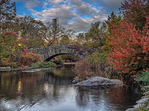 istock Gapstow Bridge in Central Park, late autumn 2235104521