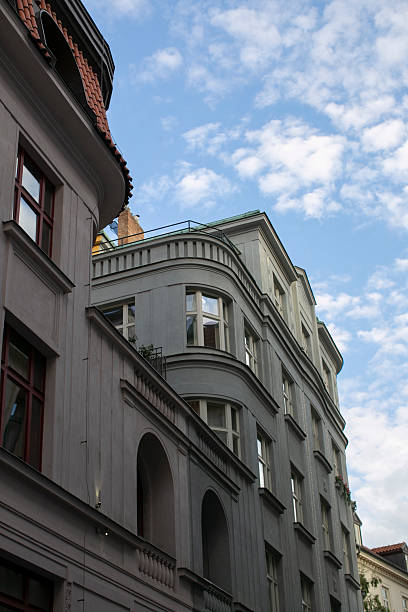 istock This is a structure featuring a balcony positioned at the top of it 2235119812