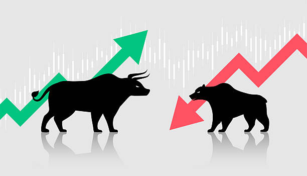 istock bullish vs bearish stock market price indicator chart background 2235140226