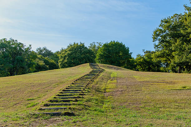 istock Wooden Steps on a Sunny Hill 2235148126