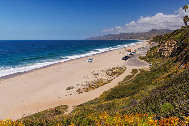 istock Ocean coastline in a Los Angeles with sandy beach 2235155539