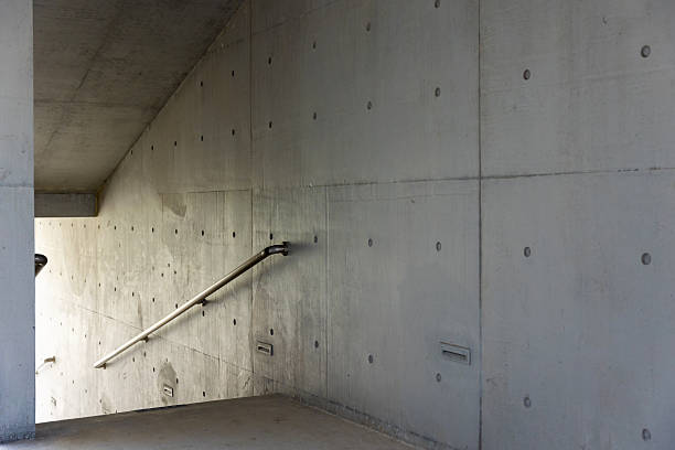 istock Concrete building floors, walls and stairs 2235161251