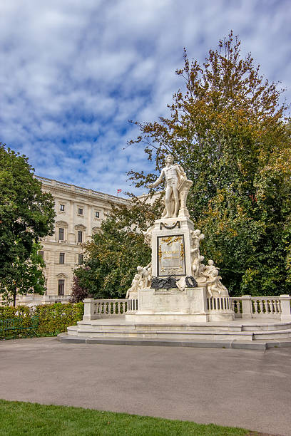 istock Mozart Monument in Vienna's Burggarten 2235168136