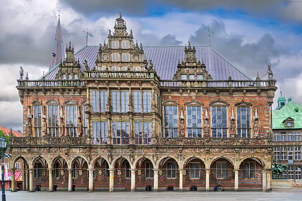Bremen City Hall is one of the most important examples of Brick Gothic and Weser Renaissance architecture in Europe, Germany