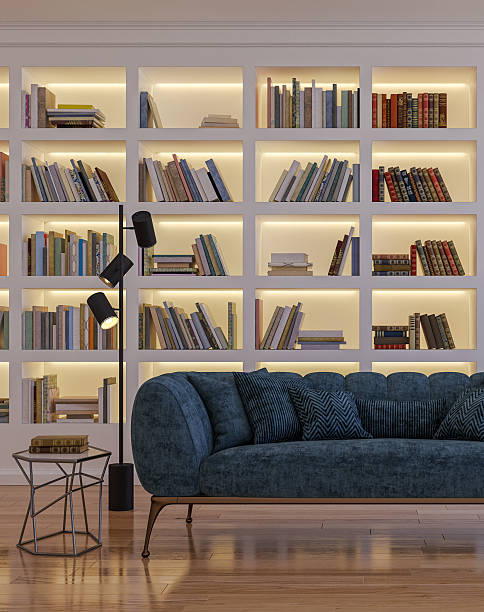 istock Large luxury modern bright interiors Living room mockup illustration 3D rendering image 2235175787