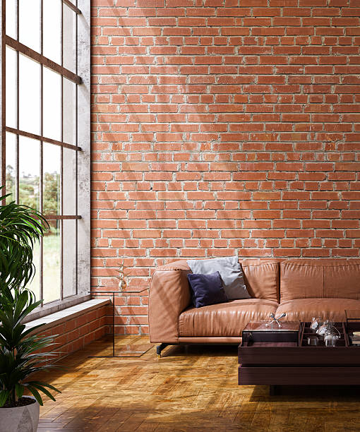 istock Large luxury modern bright interiors Living room mockup illustration 3D rendering image 2235175947