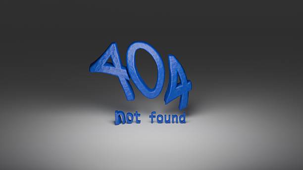 Error 404. Page not fond. Futuristic modern 3D background