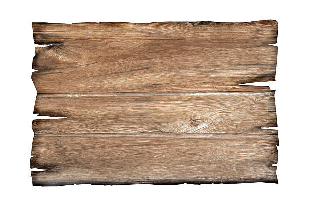 istock Old empty wooden sign with transparent background for easy editing 2235178236