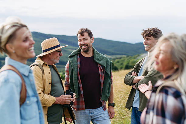 istock Multigenerational family on hiking trip in nature. 2235180938