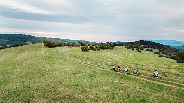 istock Multigenerational biking trip in nature. 2235185374