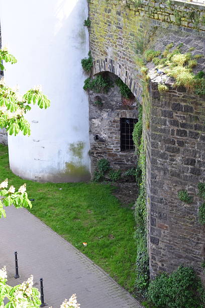 Koblenz, Germany - April 30/2024: old fortress at the Mosel in Koblenz