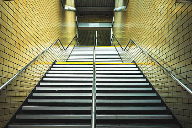 Railroad Station Stairs Tunnel