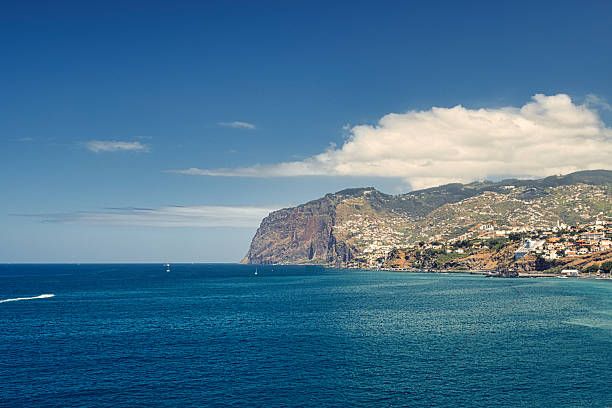 istock Madeira coastline with mountains and blue Atlantic Ocean 2235210014