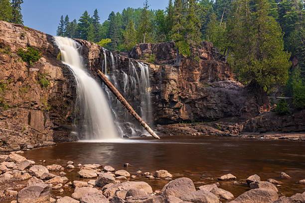 Gooseberry Lower Falls - A Scenic Waterfall Landscape