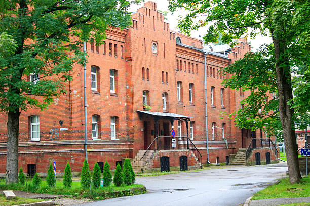 istock Old house, Kreenholm district, Narva, Estonia 2235219904