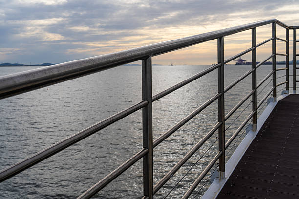 istock seascape and boat railings 2235229560