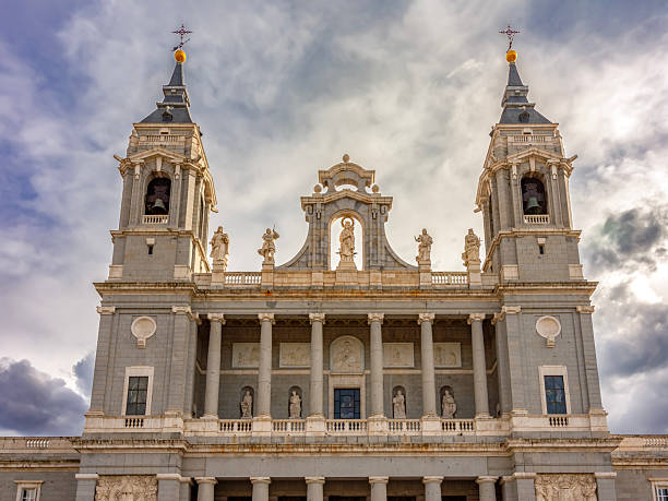 istock La Almudena cathedral on Armeria square, Madrid, Spain 2235230794