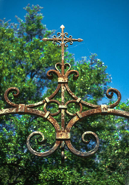 San Antonio Missions NHS - Mission Espada Cross - 1984