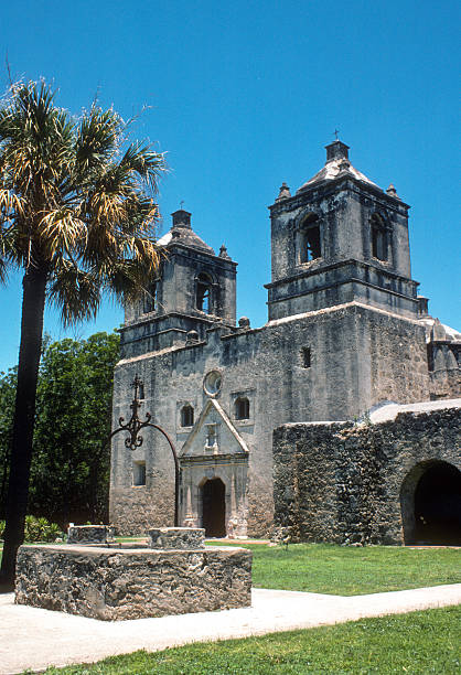 San Antonio Missions NHP - Mission Concepcion - 1984. Scanned from Kodachrome 25 slide.