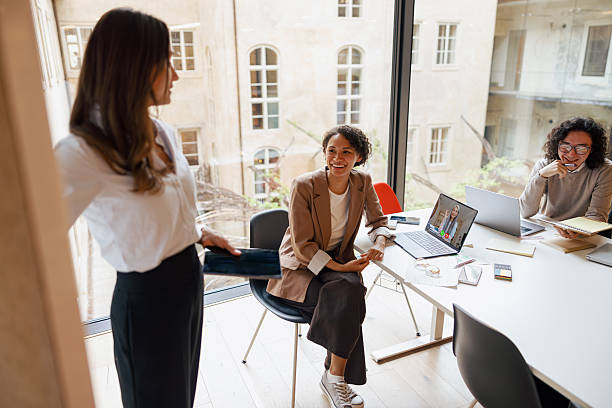 istock Collaborative Business Meeting in a Modern Office for Enhanced Productivity and Innovation 2235233235