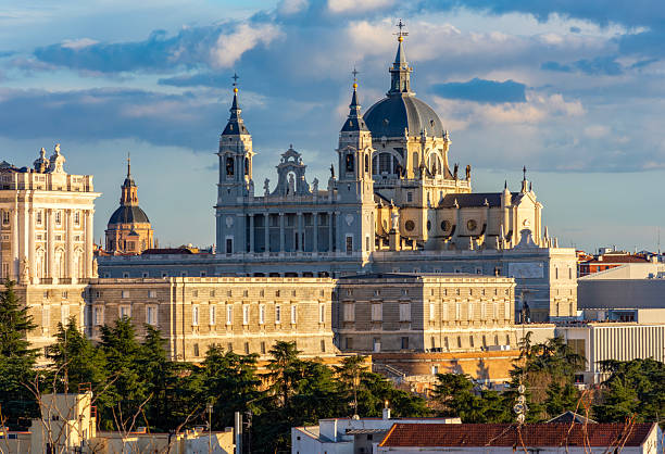 istock La Almudena cathedral at sunset in Madrid, Spain 2235233379