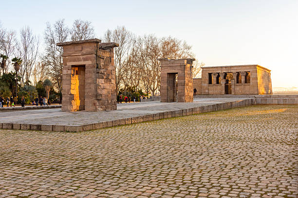 istock Temple of Debod from Egypt at sunset, Madrid, Spain 2235233454
