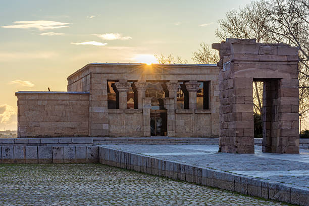 istock Temple of Debod from Egypt at sunset, Madrid, Spain 2235233461