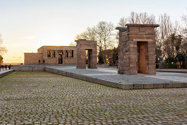 istock Temple of Debod from Egypt at sunset, Madrid, Spain 2235233469