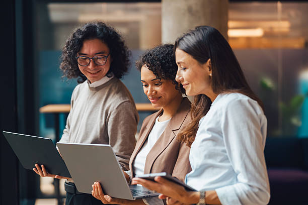 istock Collaborative teamwork plays a vital role in the modern office environment today 2235234842