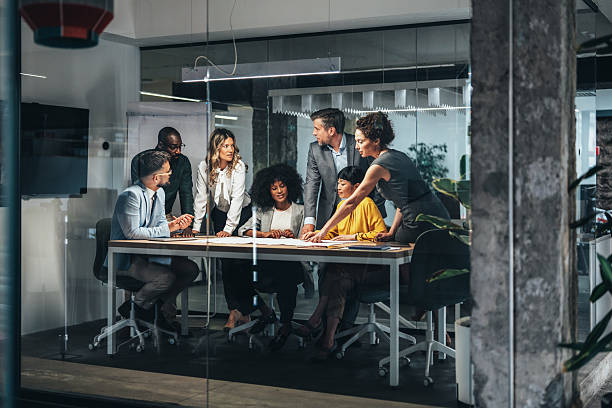 istock Business meeting in modern corporate office 2235246512