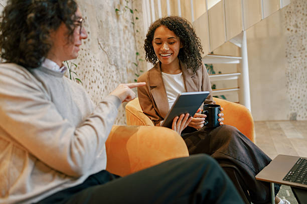 istock An Engaging Conversation in a Modern Workspace That Facilitates Collaboration and Innovation 2235250297