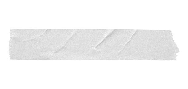 istock White adhesive paper tape isolated on white background 2235275471
