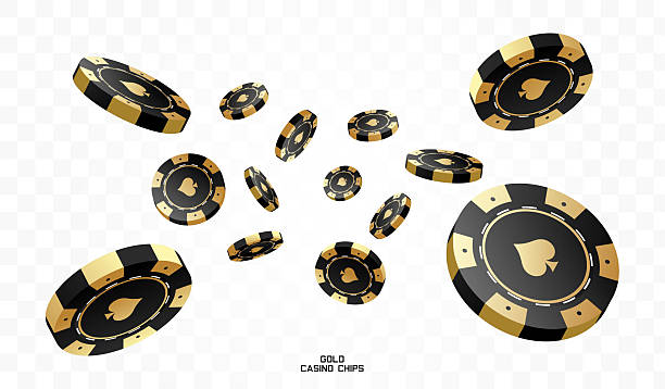 istock 3d casino chips or flying realistic tokens for gambling, entertainment house volumetric blank or empty cash for roulette or poker, blackjack. Gamble and winner, risk and luck, betting and fortune, vector 10 eps. 2235280858