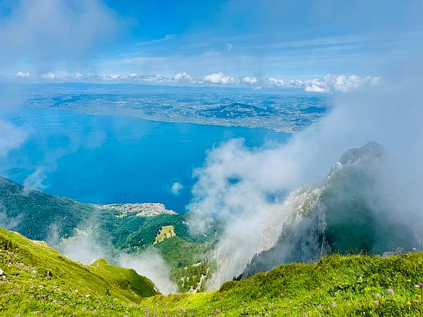 View of lake Geneva