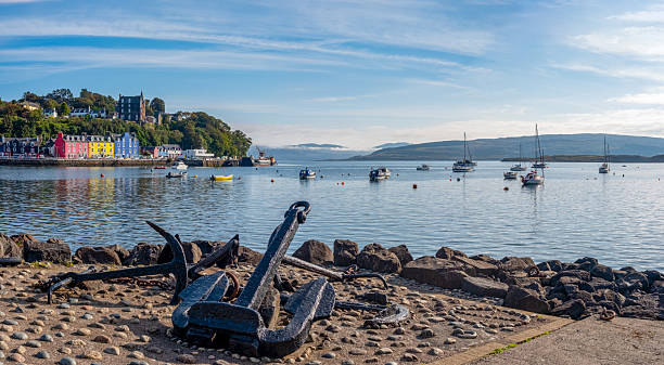 istock Panoramic Harbor Scene – Tobermory, Isle of Mull 2235311801