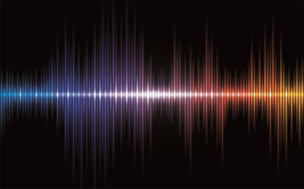 istock Abstract Colorful Digital Audio Spectrum Sound Equalizer Effect, Modern Voice Sound Wave, Music equalizer technology background. Dynamic vibration sound effect. Audio track shine graph of frequency. 2235312011
