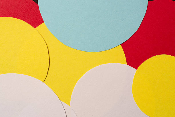 istock A background of overlapping colorful circular construction paper 2235322090