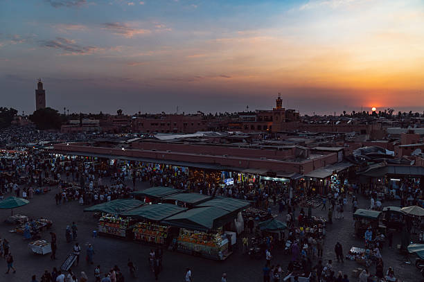istock Sunset in Jemaa el-Fnaa Square 2235325240