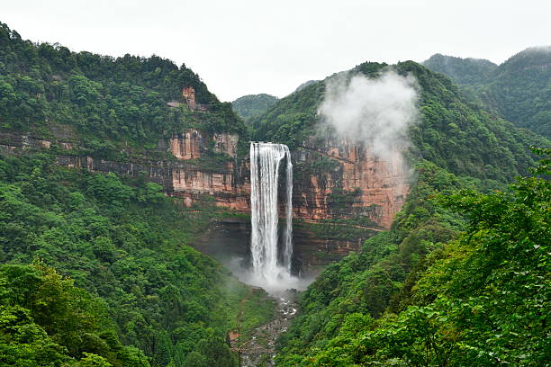 istock Four-Faced Mountain's Hometown Viewing Terrace Waterfall 2235328143