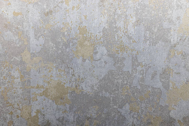 istock Weathered concrete wall with peeling paint - grunge gray beige abstract texture background 2235330549