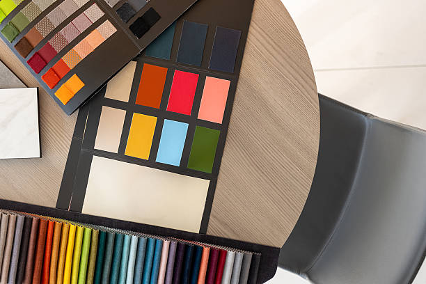 istock Interior design material and color swatches 2235332134