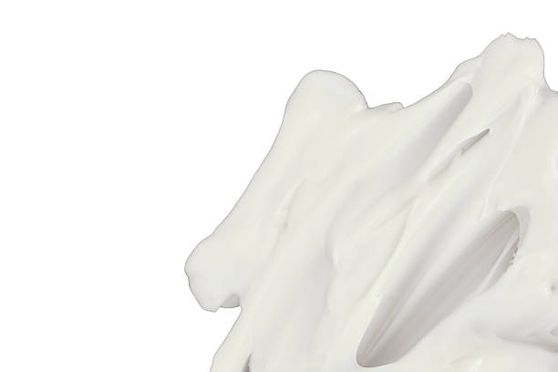 istock white cream smear corner isolated on white 2235350006