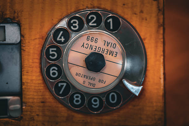 istock Vintage Rotary Dial Telephone Close-Up 2235355913