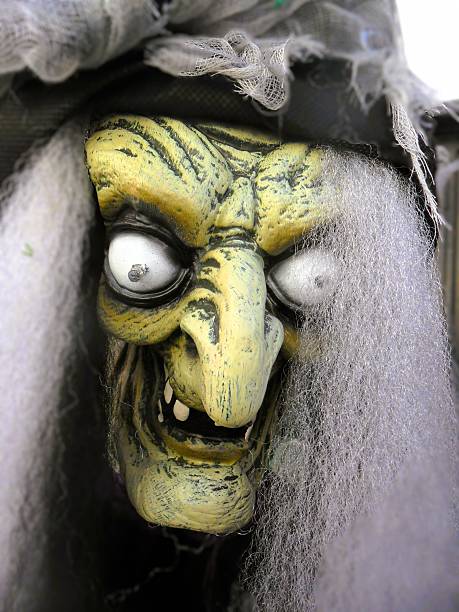 istock A horrible face of a grinning witch 2235375987