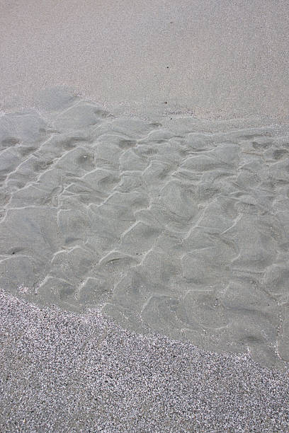 istock Beautiful sand waves naturally formed on the beach by the wind 2235376237
