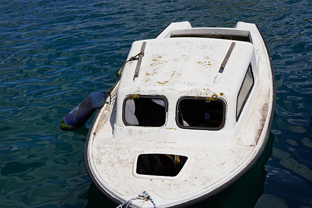 Boat anchored in the beach, Hong Kong