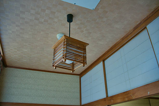 Showa retro Japanese style interior lighting