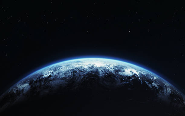 istock Planet Earth Horizon From Space With Starry Sky 2235383074